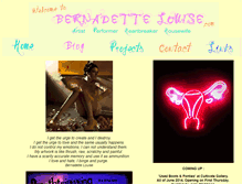 Tablet Screenshot of bernadettelouise.com